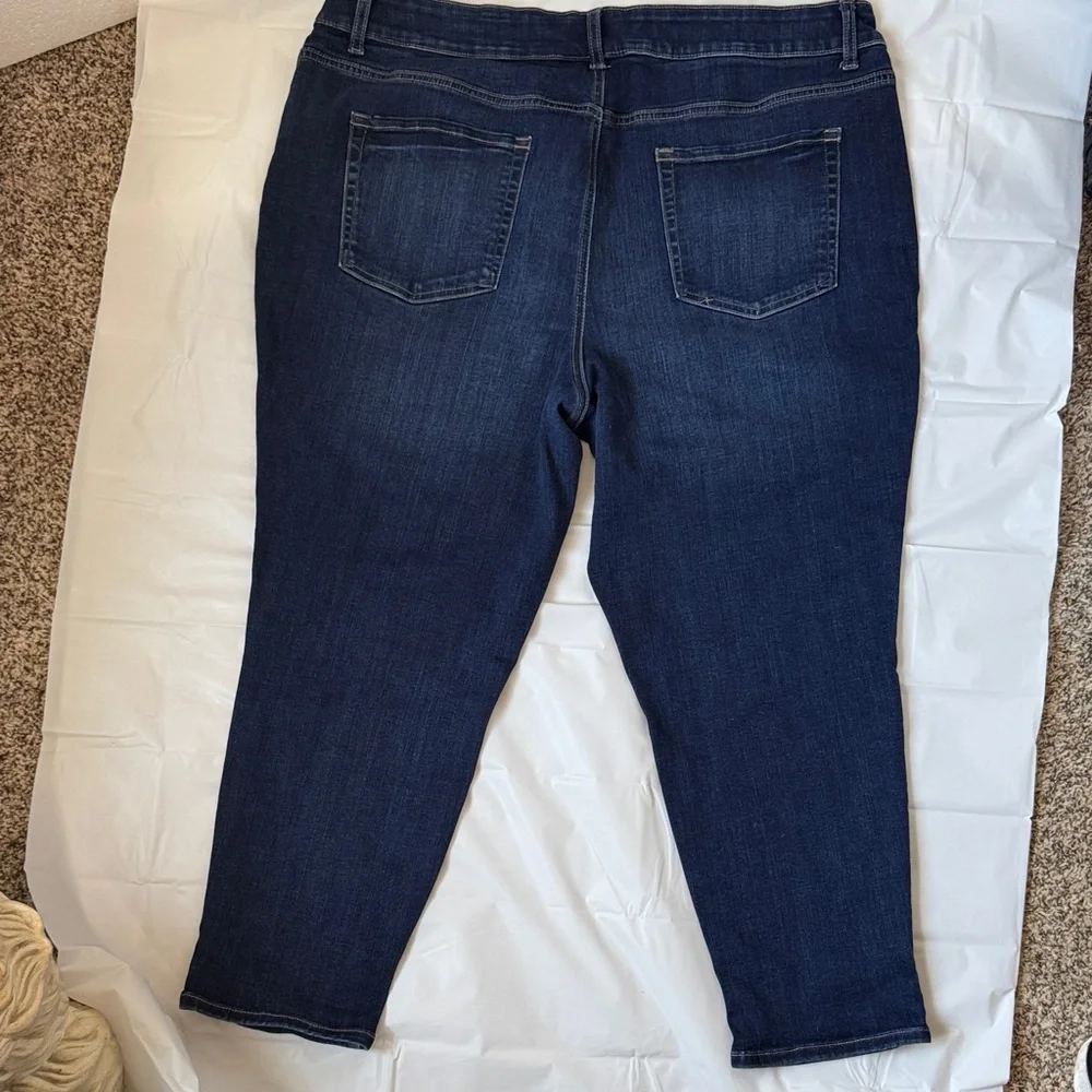 Maurices Dark High-Rise jeans size 24W - Picture 2 of 7